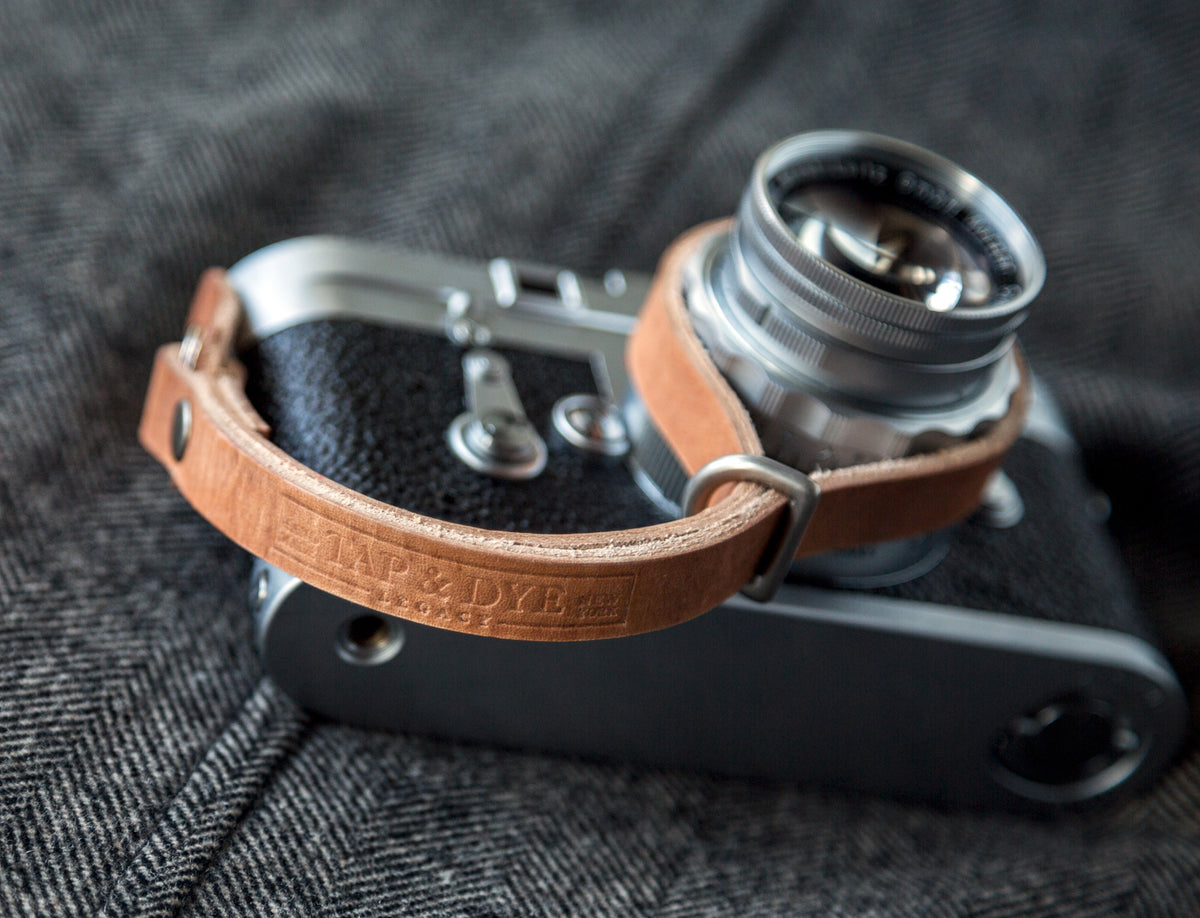 TAP & DYE L E G A C Y handcrafted leather camera straps leather