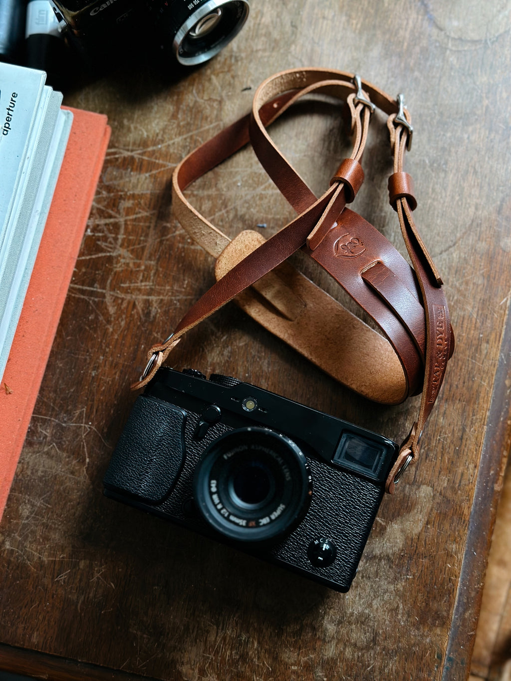 Anchor leather hotsell camera bag