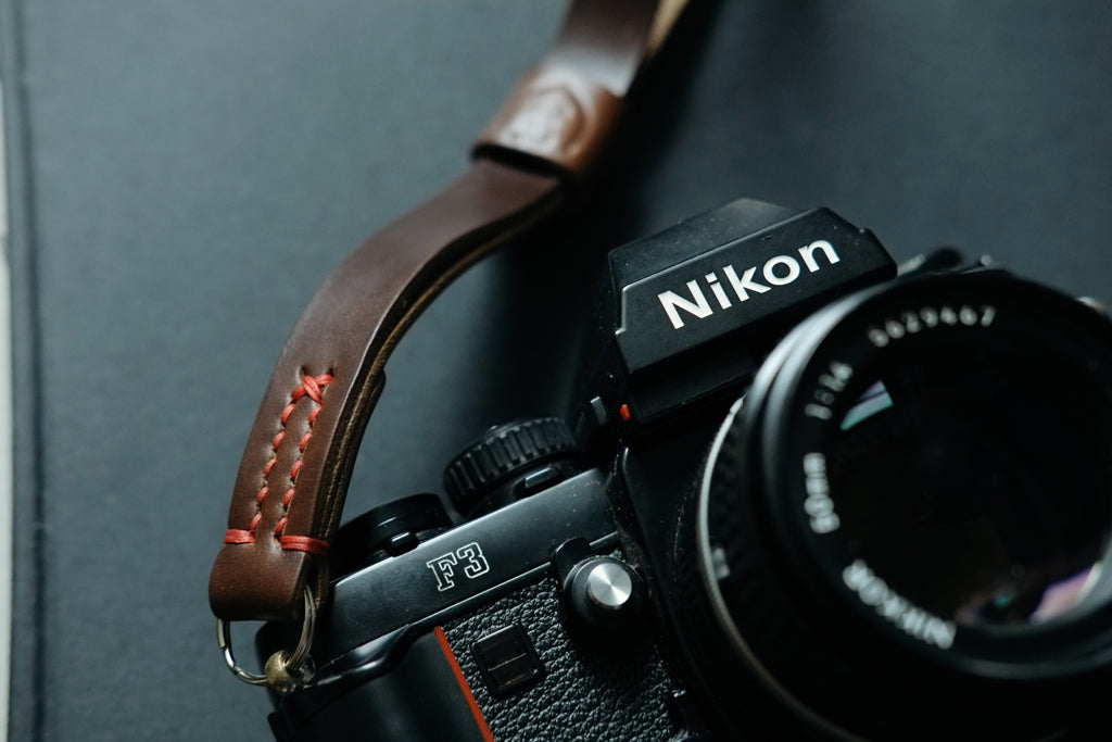 LEGACY leather camera wrist strap - Horween Chromexcel | Hand stitched