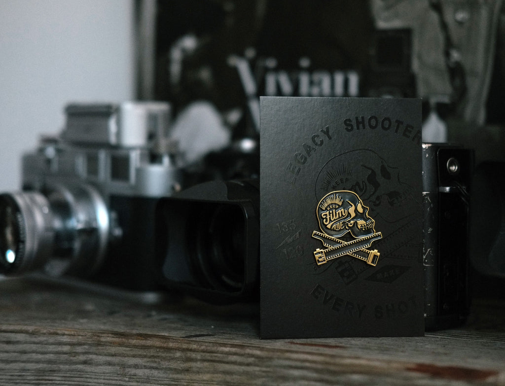 L E G A C Y Shooters Pin - Keep Film Alive