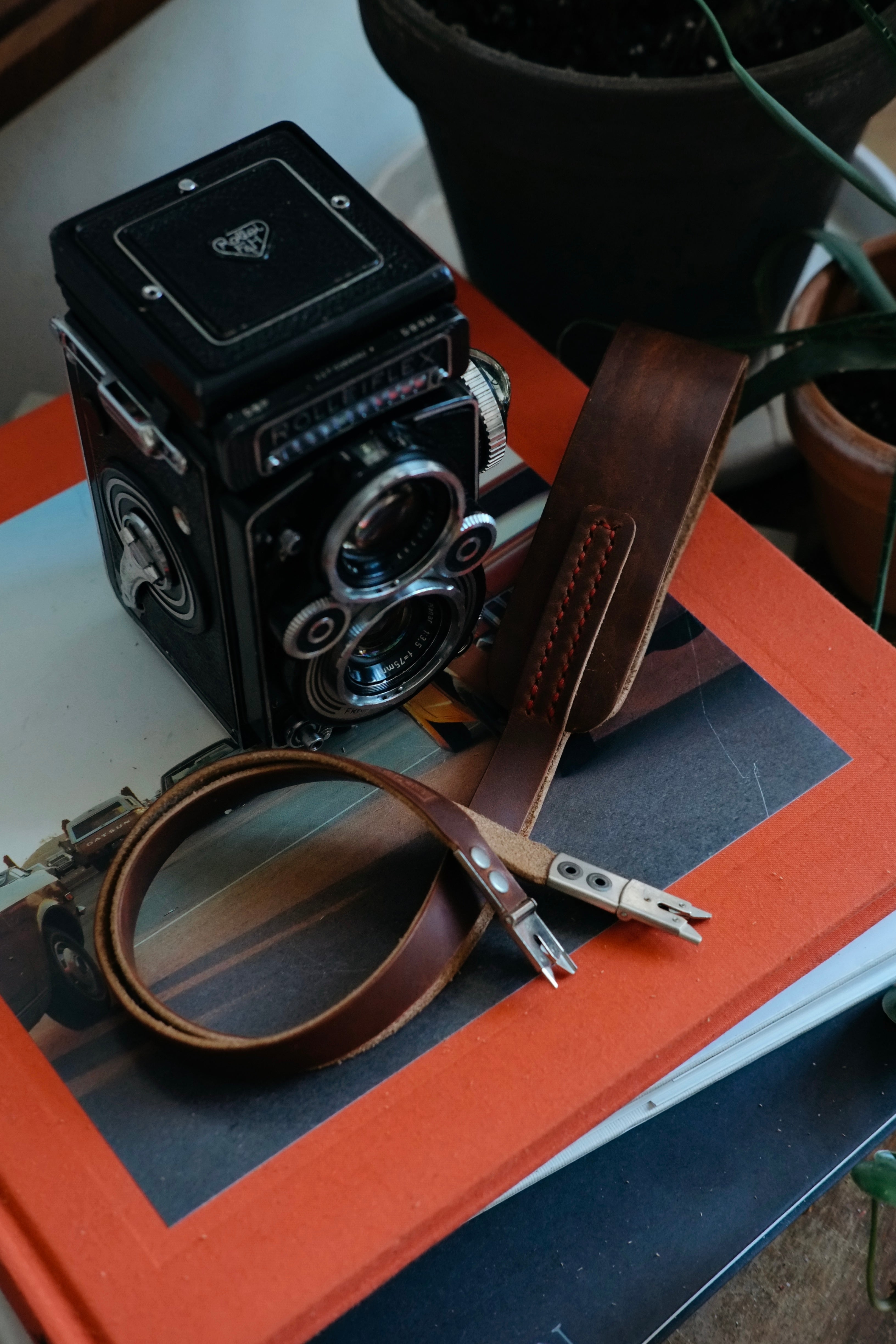Sangle Dragonne Courroie Pour Appareil Photo Rolleiflex 2,8 / 3,5 T - Occasion