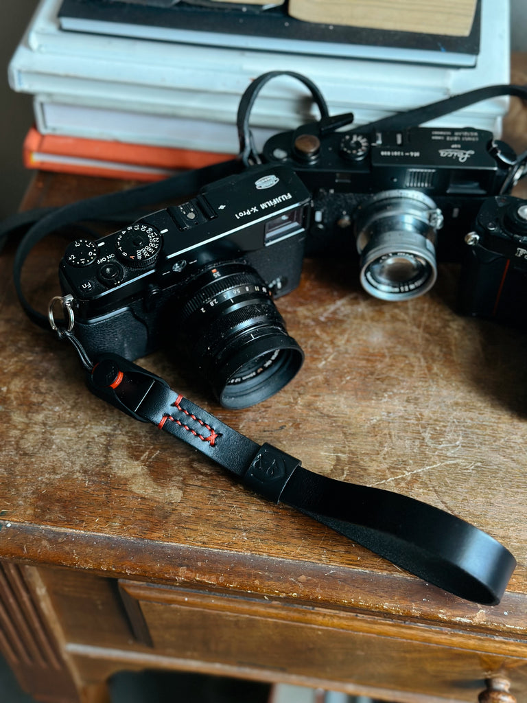 LEGACY leather camera wrist strap - Horween Chromexcel | Hand stitched