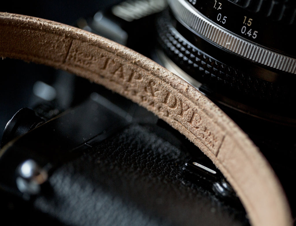 L E G A C Y leather camera wrist strap