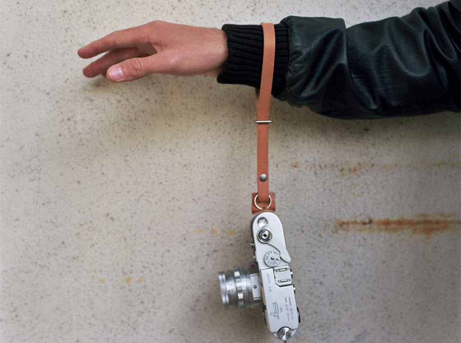 L E G A C Y leather camera wrist strap